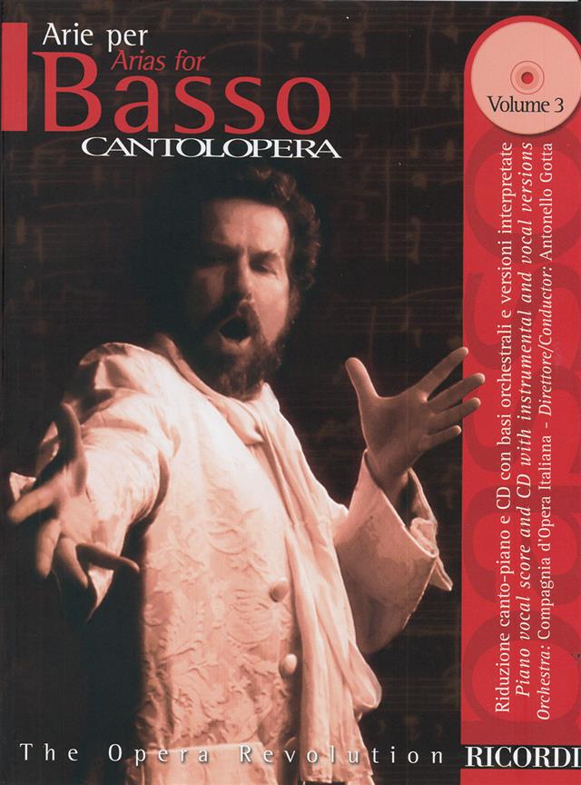Cantolopera: Arie Per Basso Vol. 3 - pro zpěv a klavír
